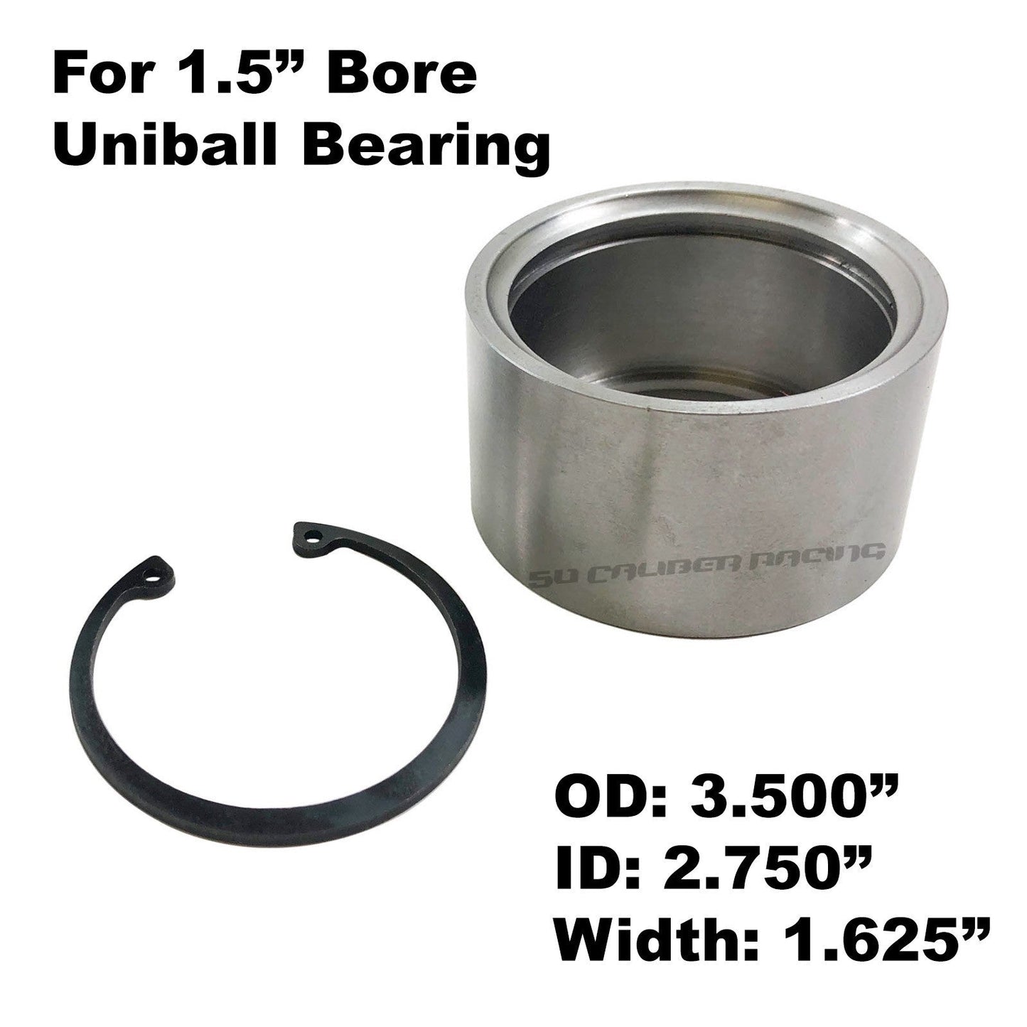 Chromoly Uniball Cups with Snap Ring