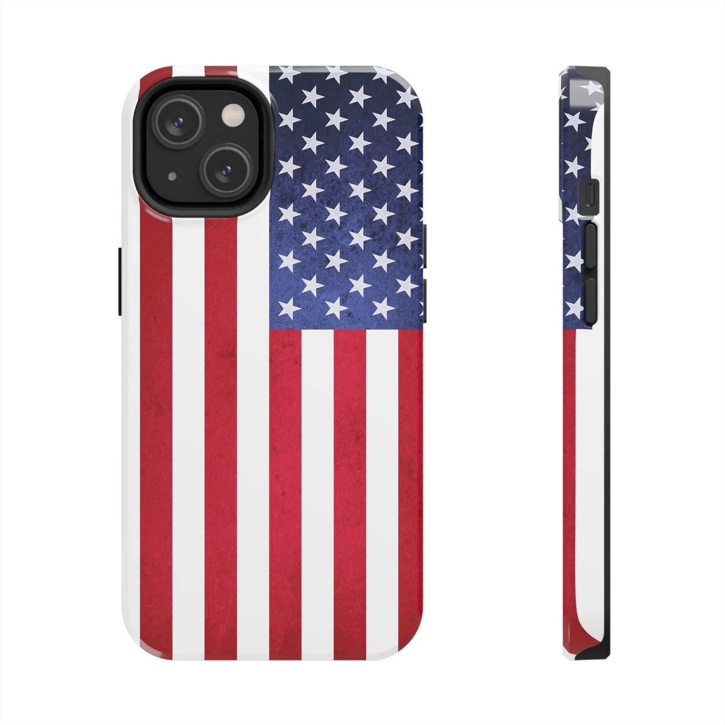 USA Flag Printed Tough Phone Cases