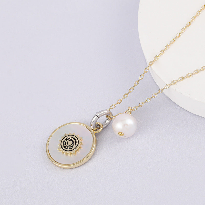 S925 Silver Baroque Pearl Necklace