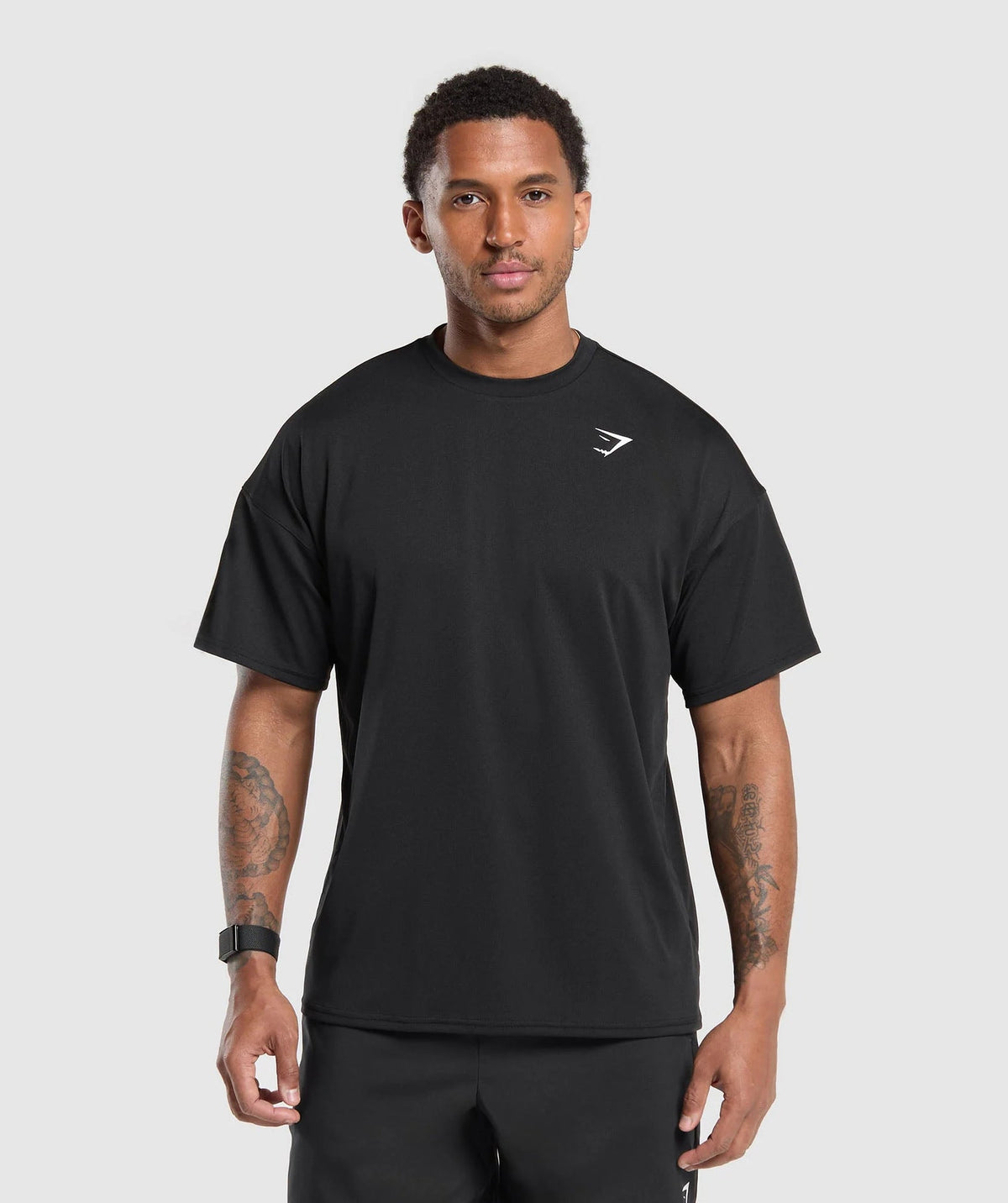 Men's Running Fitness T-Shirt Casual Breathable Loose-Fitting Top