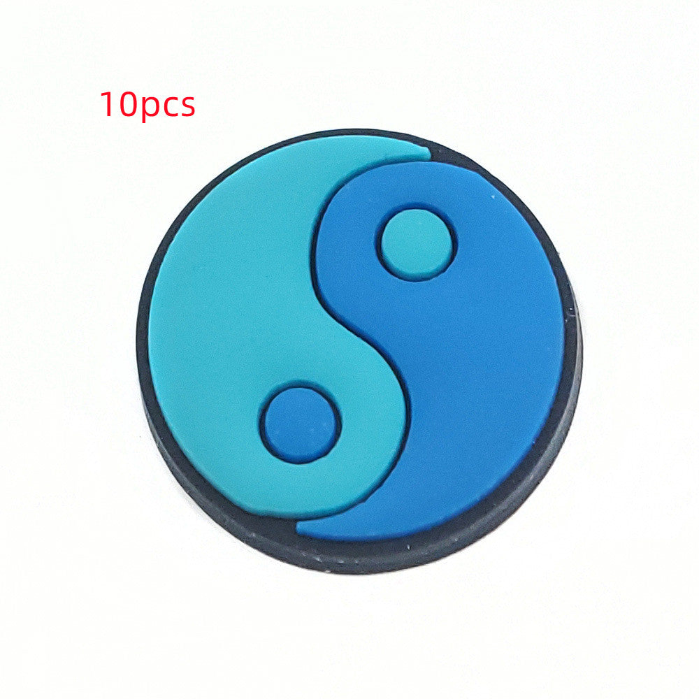 PVC Soft Rubber Shoes With Shoe Flower Accessories