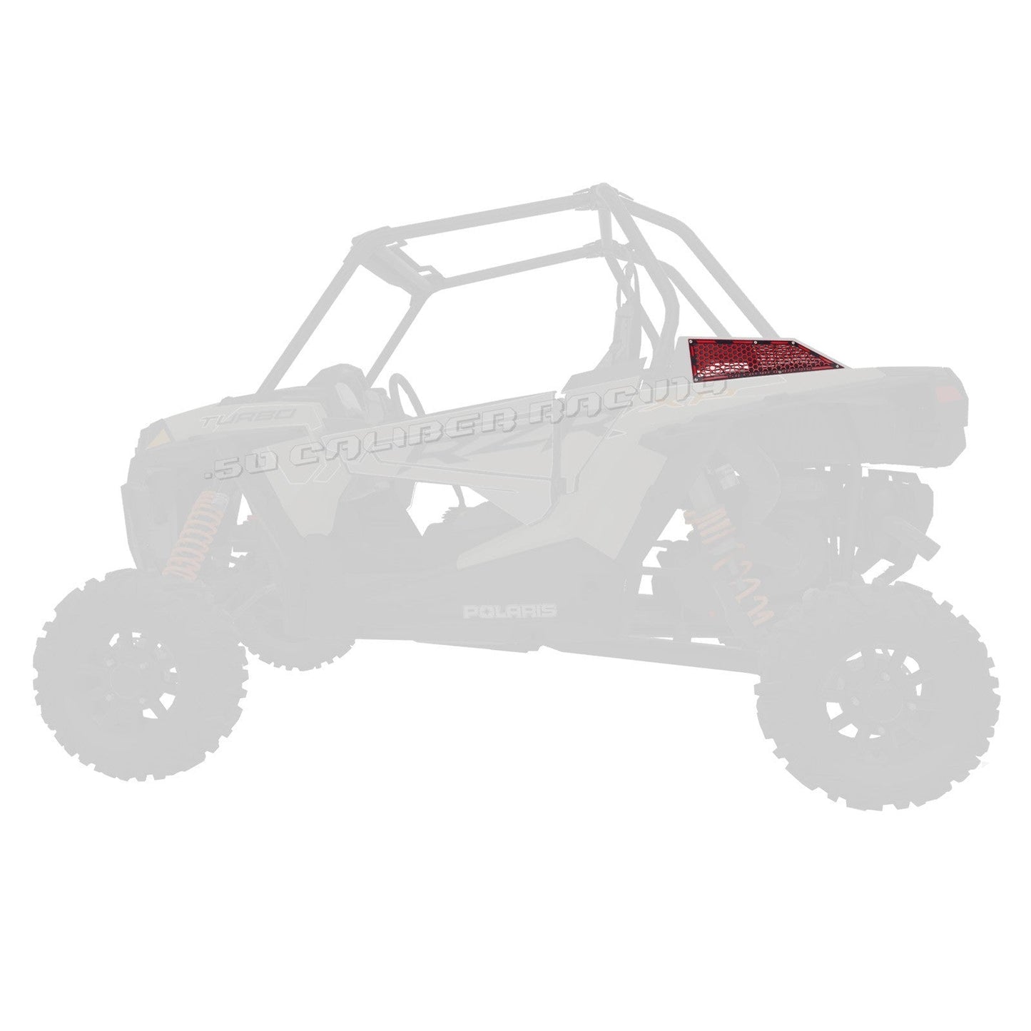 RZR XP Turbo Laser Cut Steel Side Intake Grilles