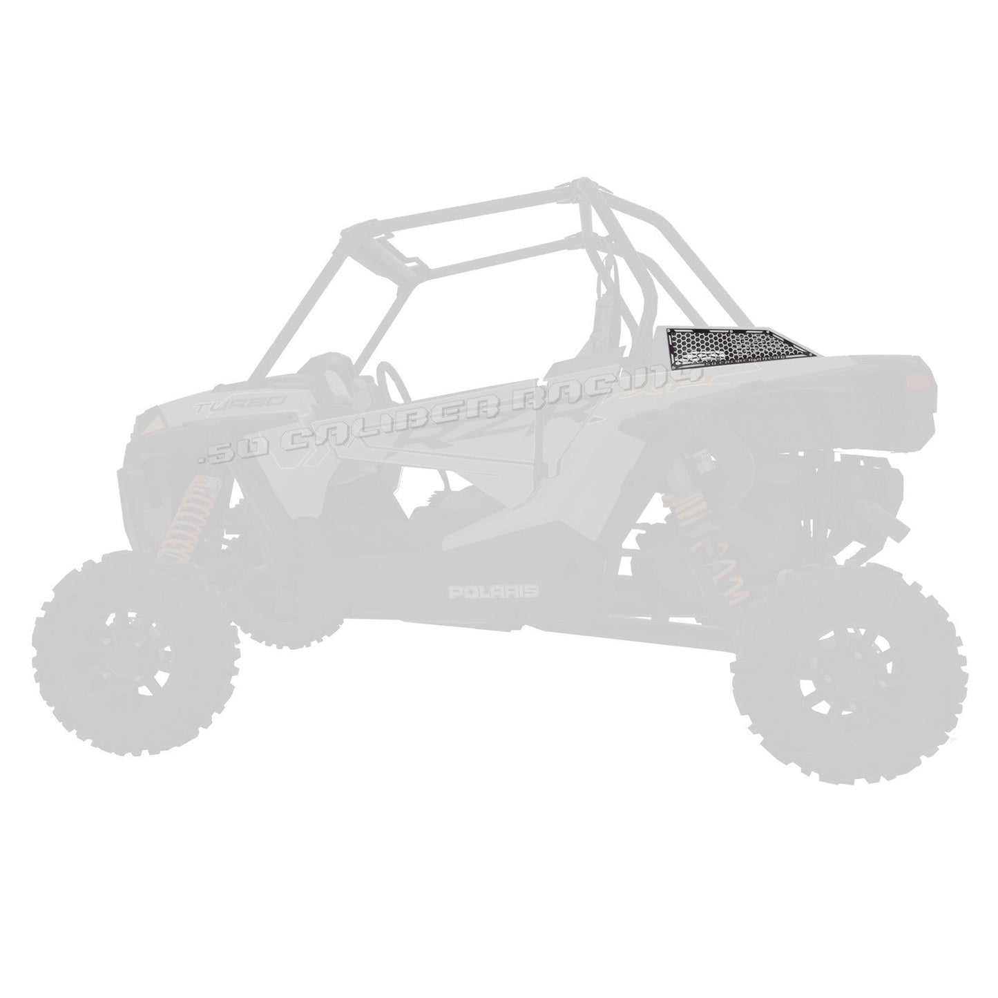 RZR XP Turbo Laser Cut Steel Side Intake Grilles