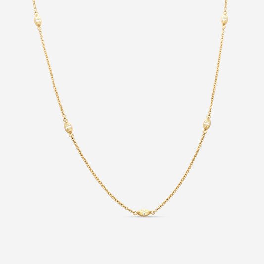 Roberto Coin 18K Yellow Gold Diamond Necklace 9991190AY18X7