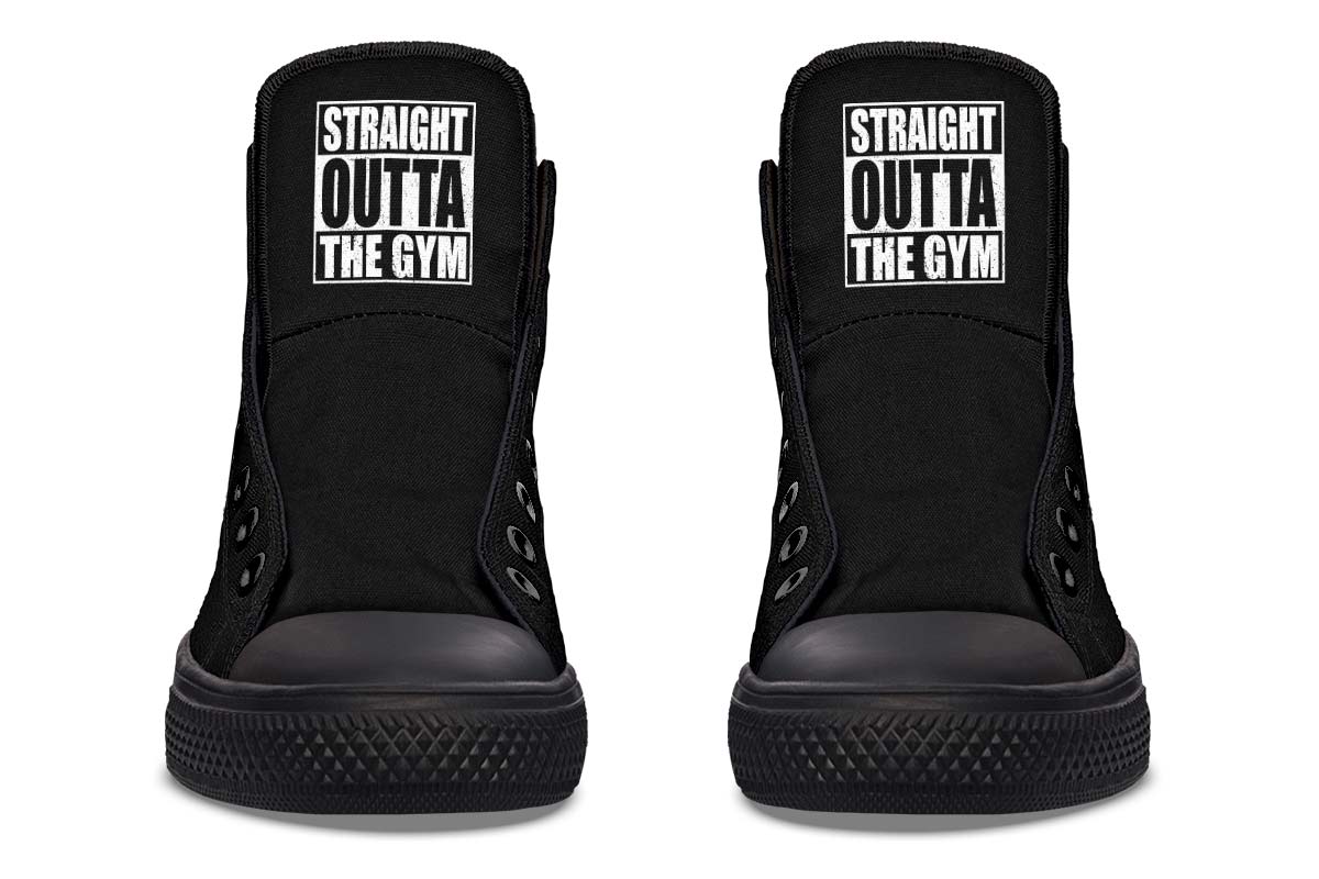 Printed Couple High-top Canvas Shoes