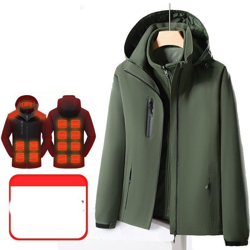 Smart Electric Heating Shell Jacket Three-in-one