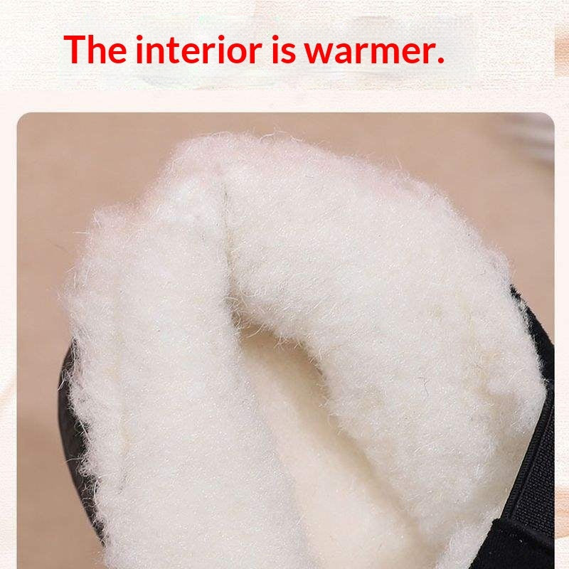 Fleece-Lined Merino Wool Slip-On Boots