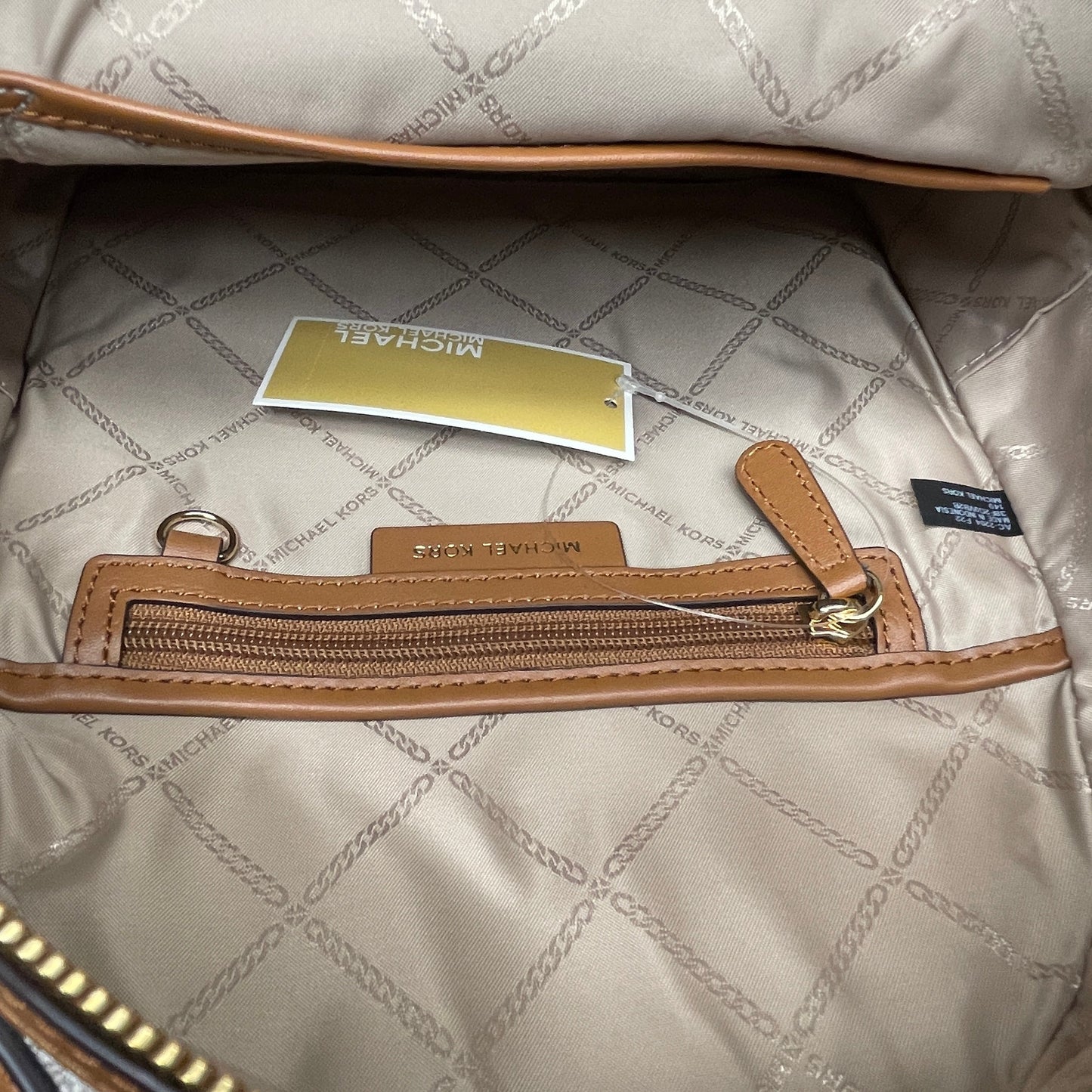Mochila MICHAEL KORS Valerie Vainilla / Bellota 38F2G9VB2B