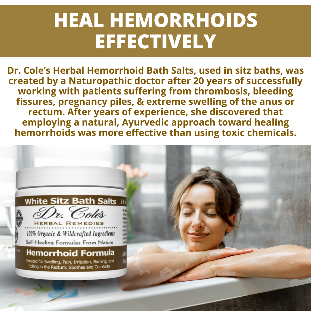 03 - Dr. Cole's Hemorrhoid Salts White
