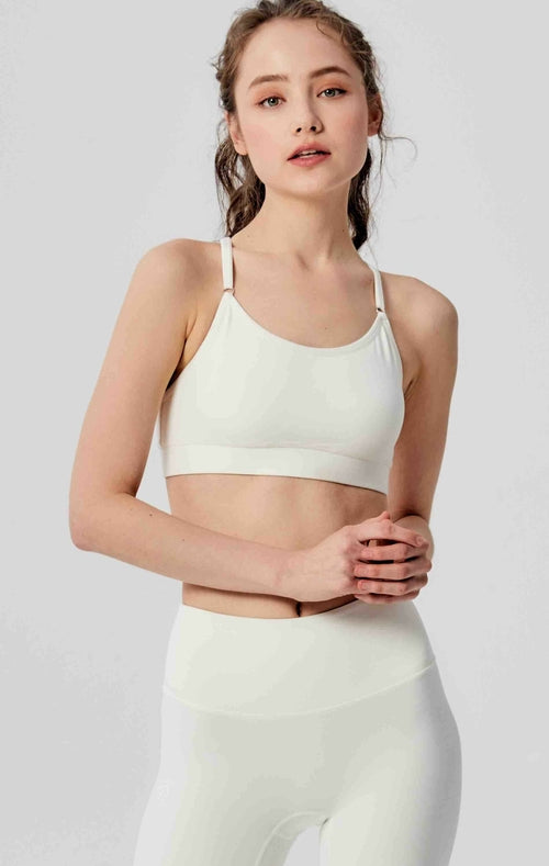 Luna Cloudlux Sujetador Deportivo - Blanco Crudo