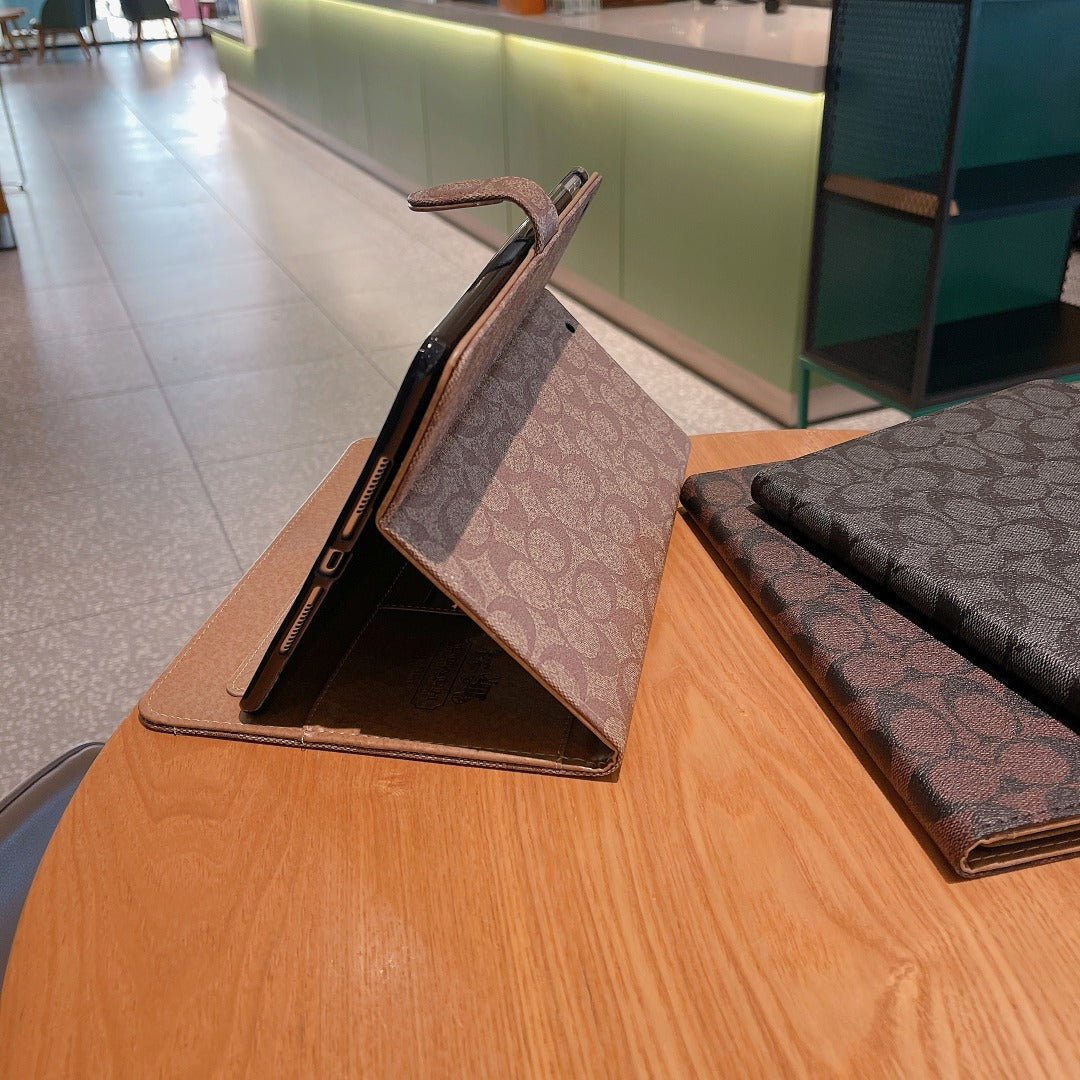 Funda de Piel Clásica Premium para Apple iPad Tablet