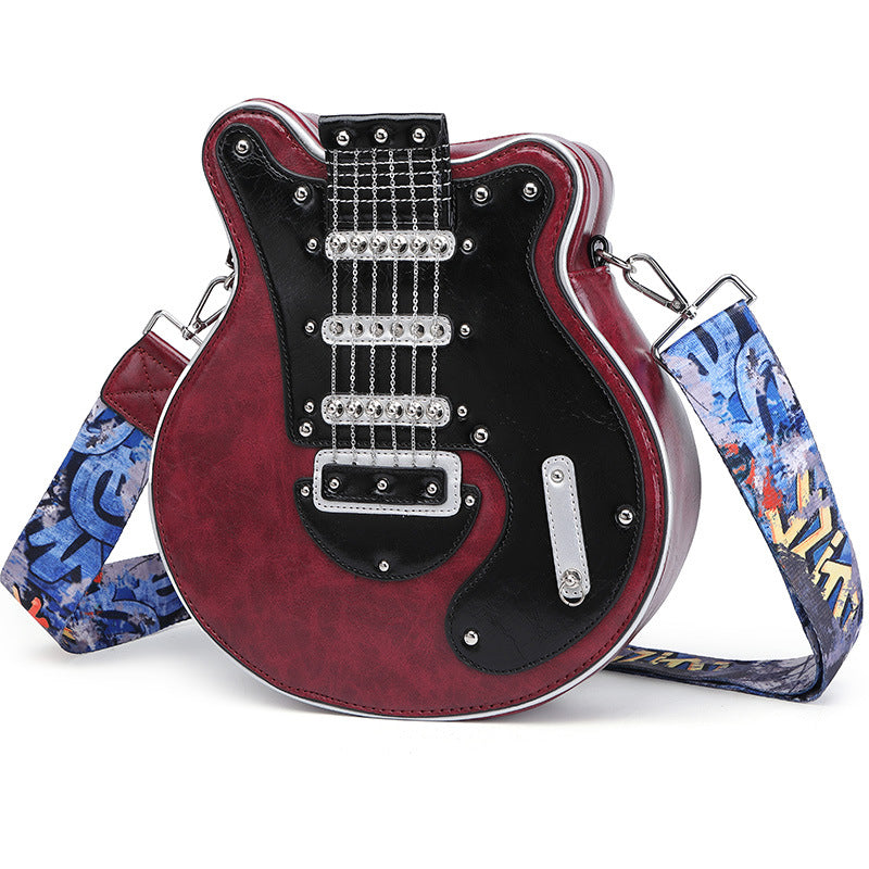 Women's Personalized Guitar Messenger Bag