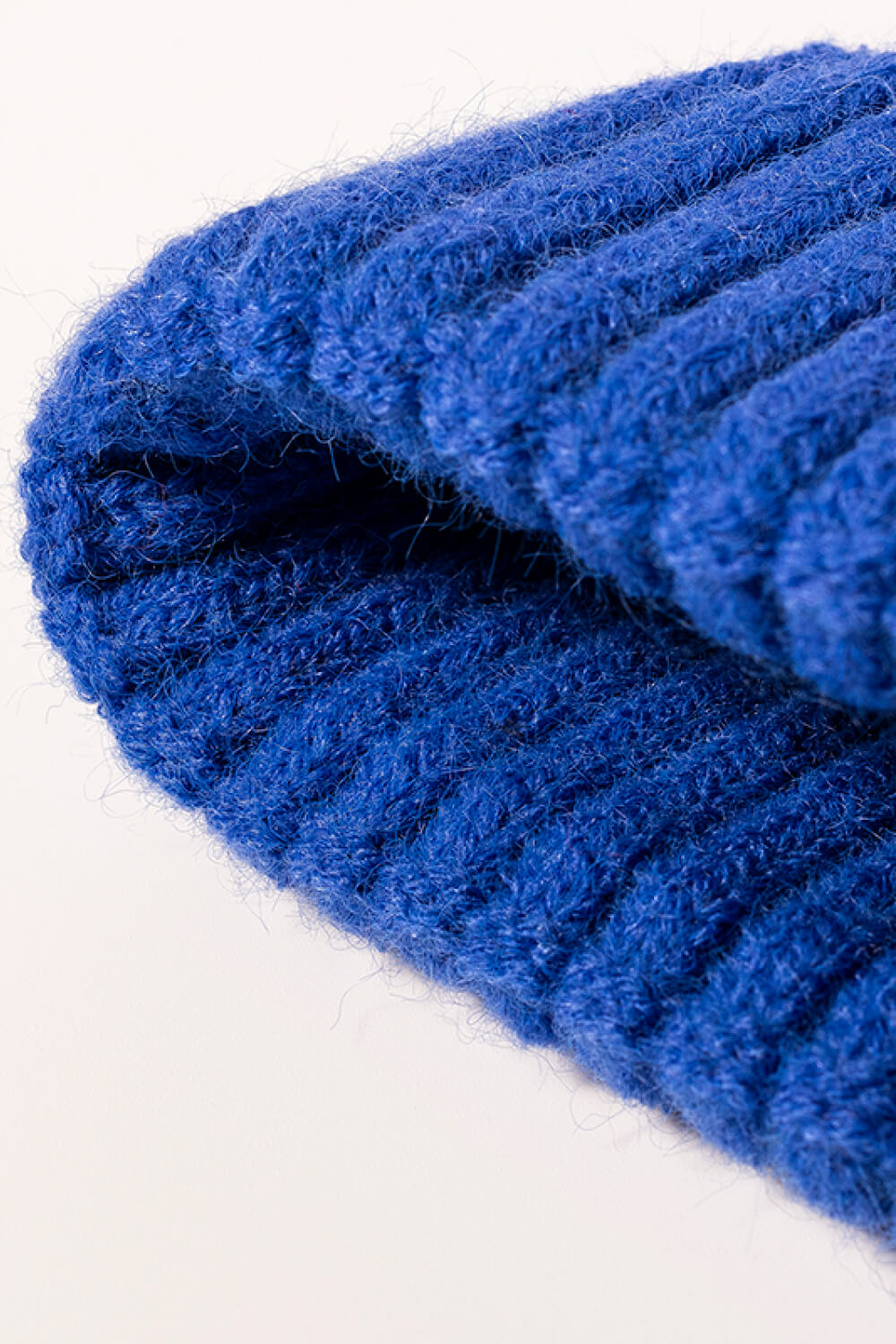Gorro de punto de canalé