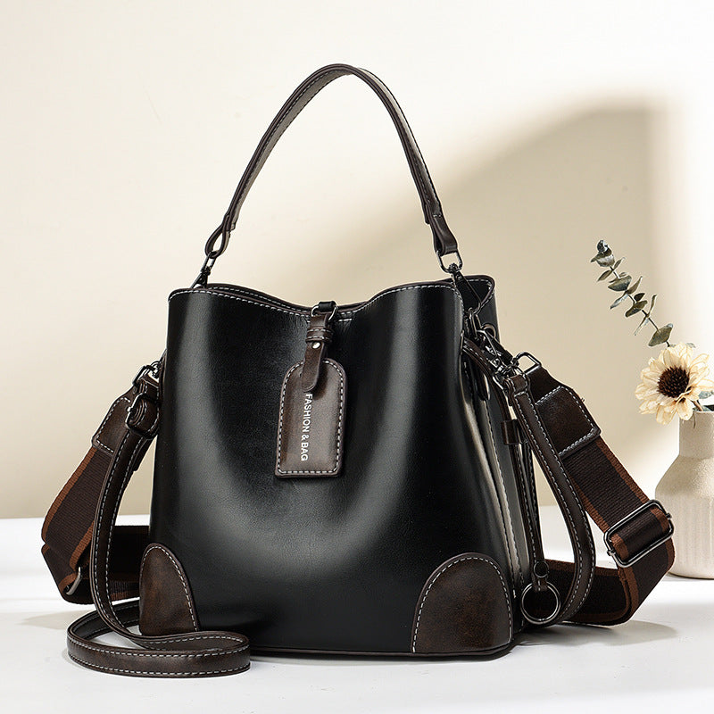 Korean-Style Crossbody Bucket Bag Crossbody Bag
