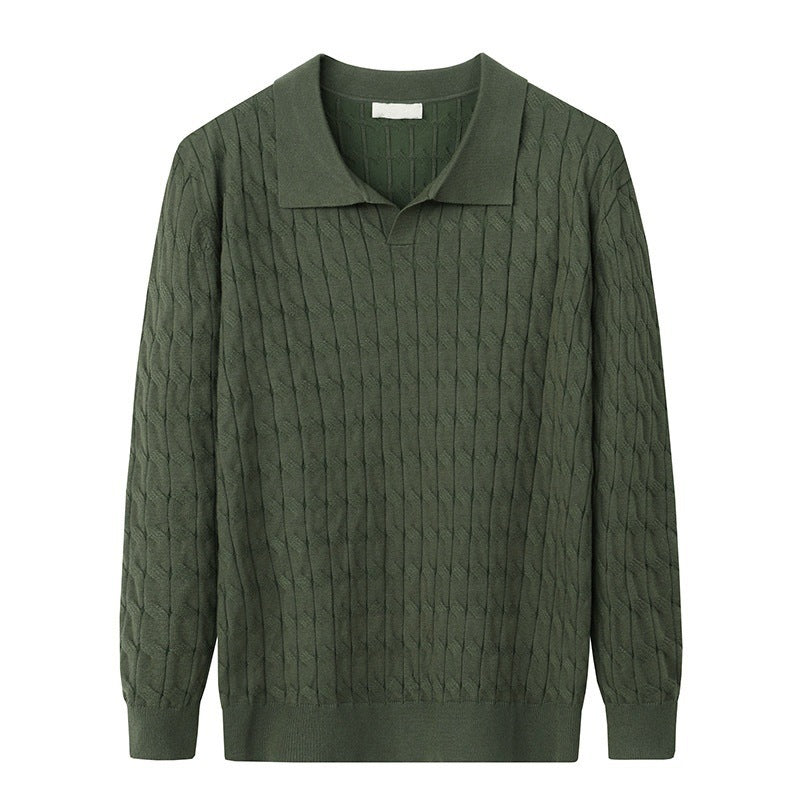 Mens Casual Comfortable Pullover Sweater