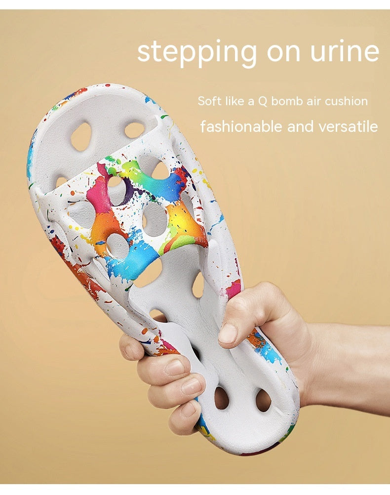 Plus Size Colorful Slippers See size chart under “more details”