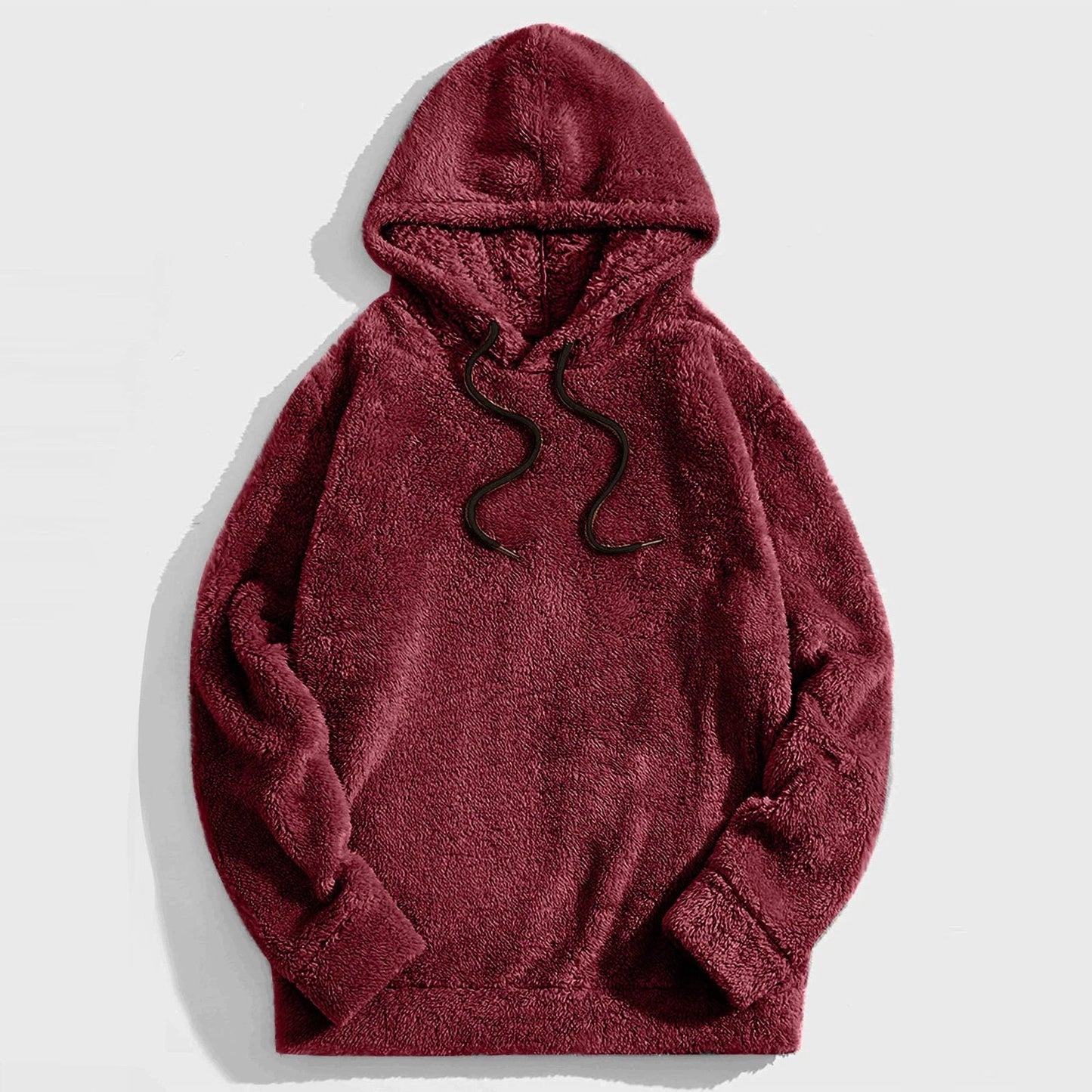 Men's Thick Double-sided Casual Loose Long-sleeved Hooded Sweater