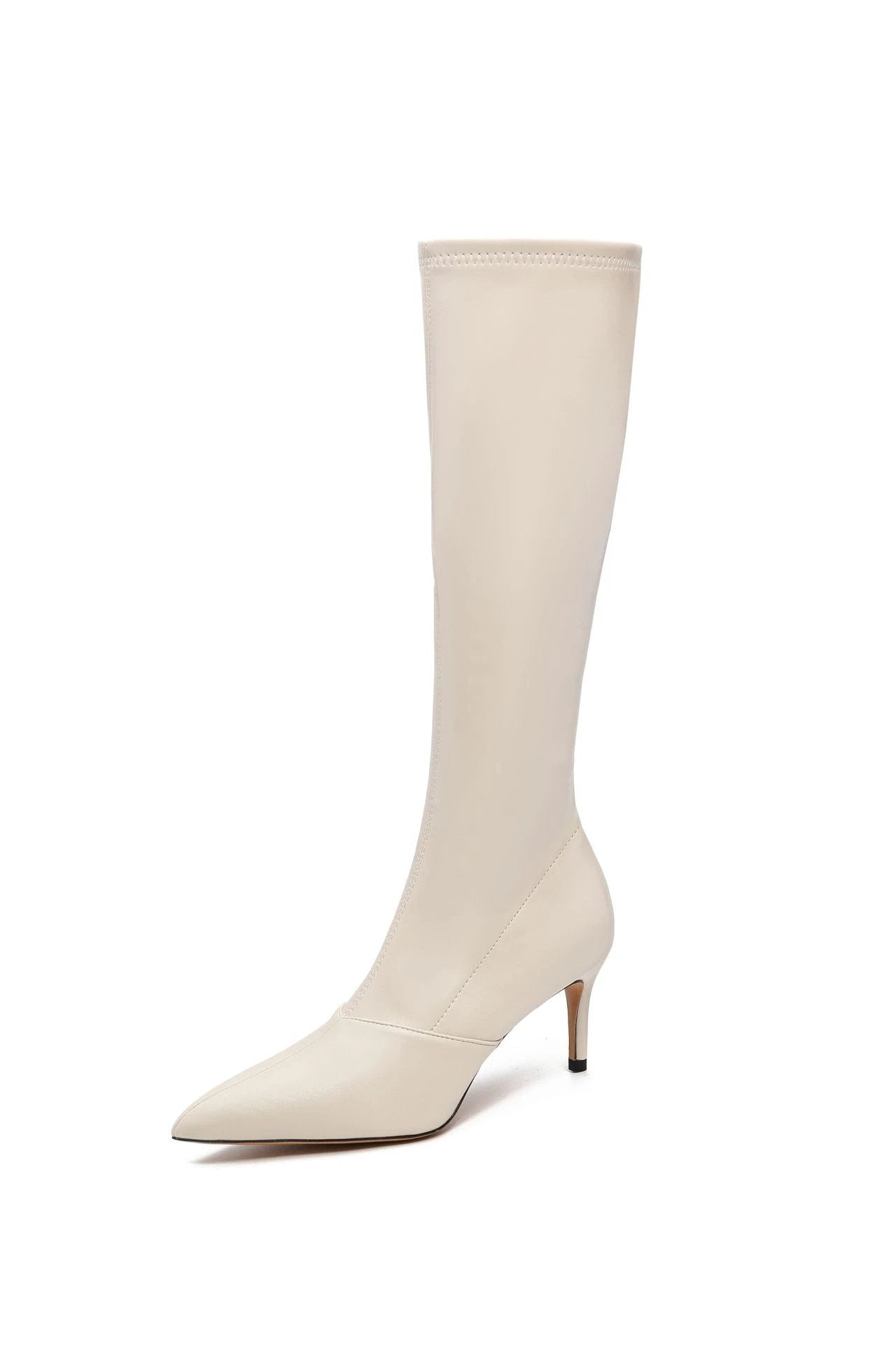 Stiletto Heel Women's High Boots Side Zipper Knight