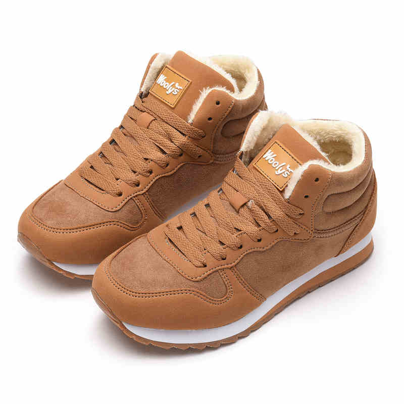 Velvet Non-slip Student Sports Cotton Shoes