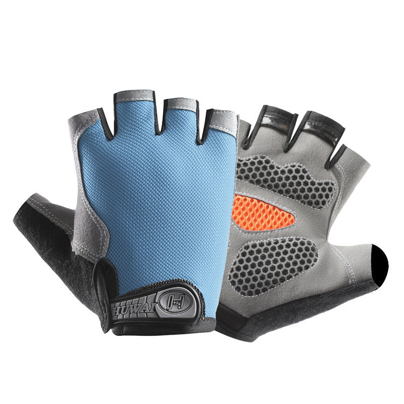 Half Finger Gloves Men's Outdoor Fitness Sports Thin Breathable Non-slip Wear-resistant Mountaineering Rock Climbing Exhibit Finger Gloves For Women