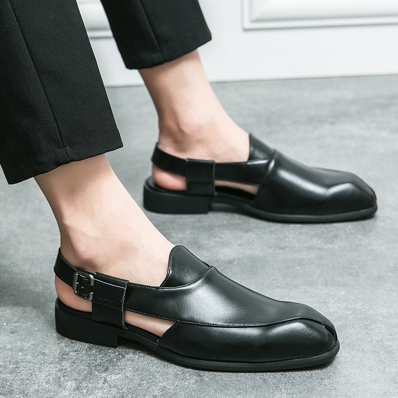Men's British Style Leather Sandals