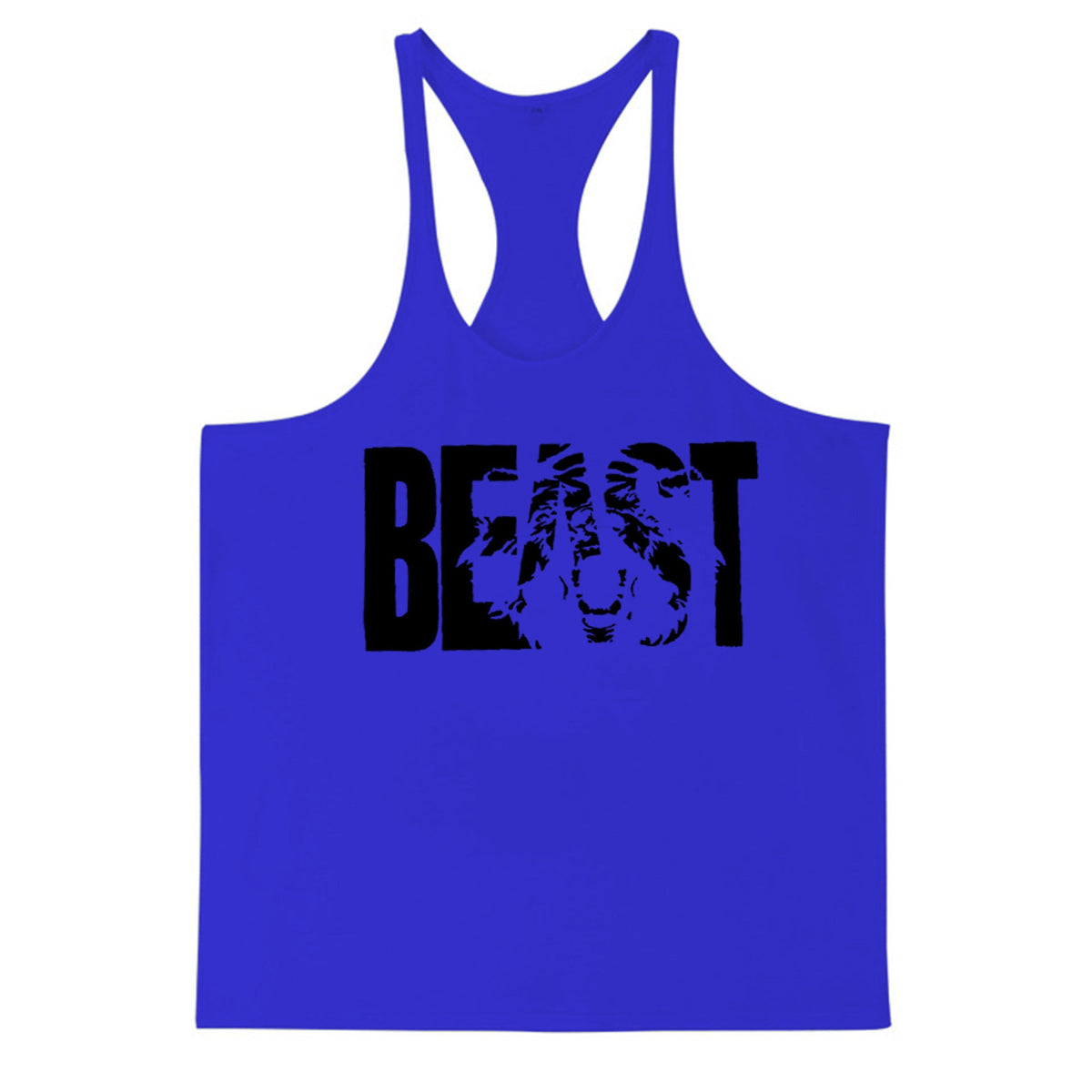 Men's Fitness Sports Printed Tank Top