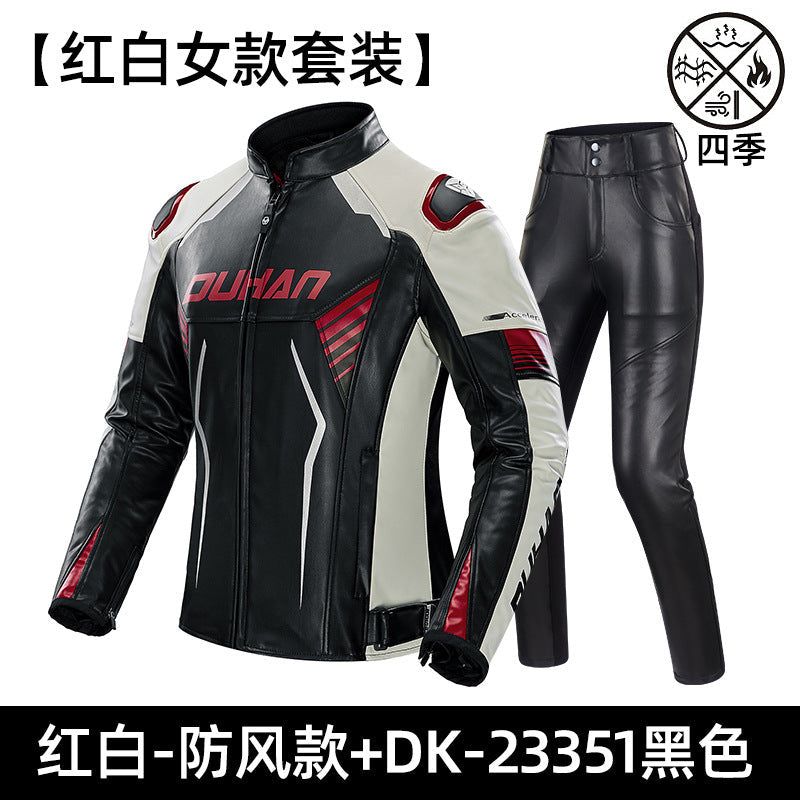 Duhan Motorcycle Jacket and Pants Winter Riding Gear