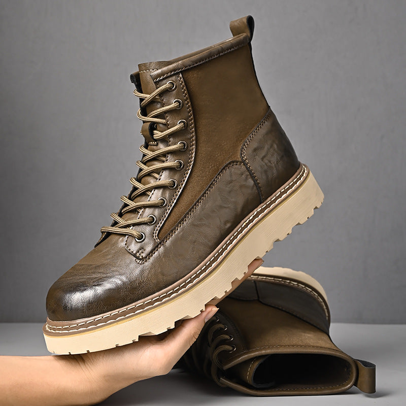 Men's Trend High-top British Style Working Boots
