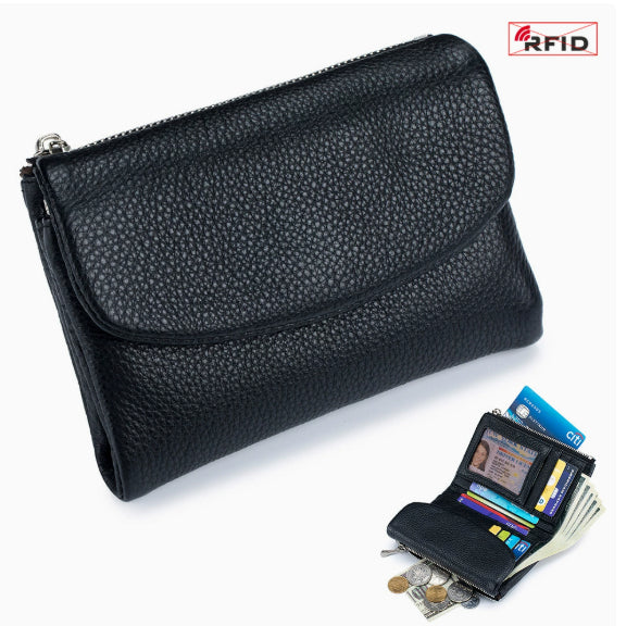 Women's Short Wallet with Soft Slouchy Shape