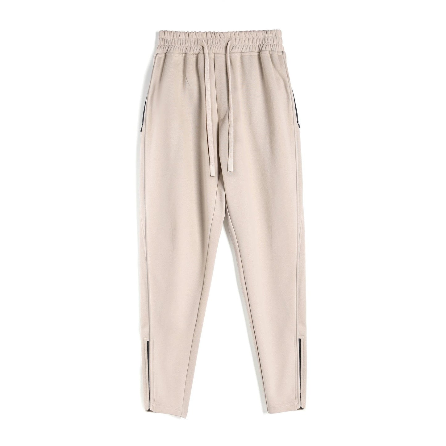 Men's Slim Fit Leg Opening Ankle Zipper Sweatpants