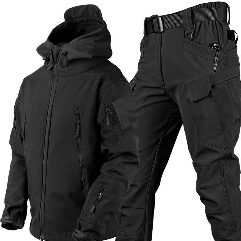 Outdoor Shark Skin Thermal Suit Special Forces Camouflage Brushed Thickened Jacket