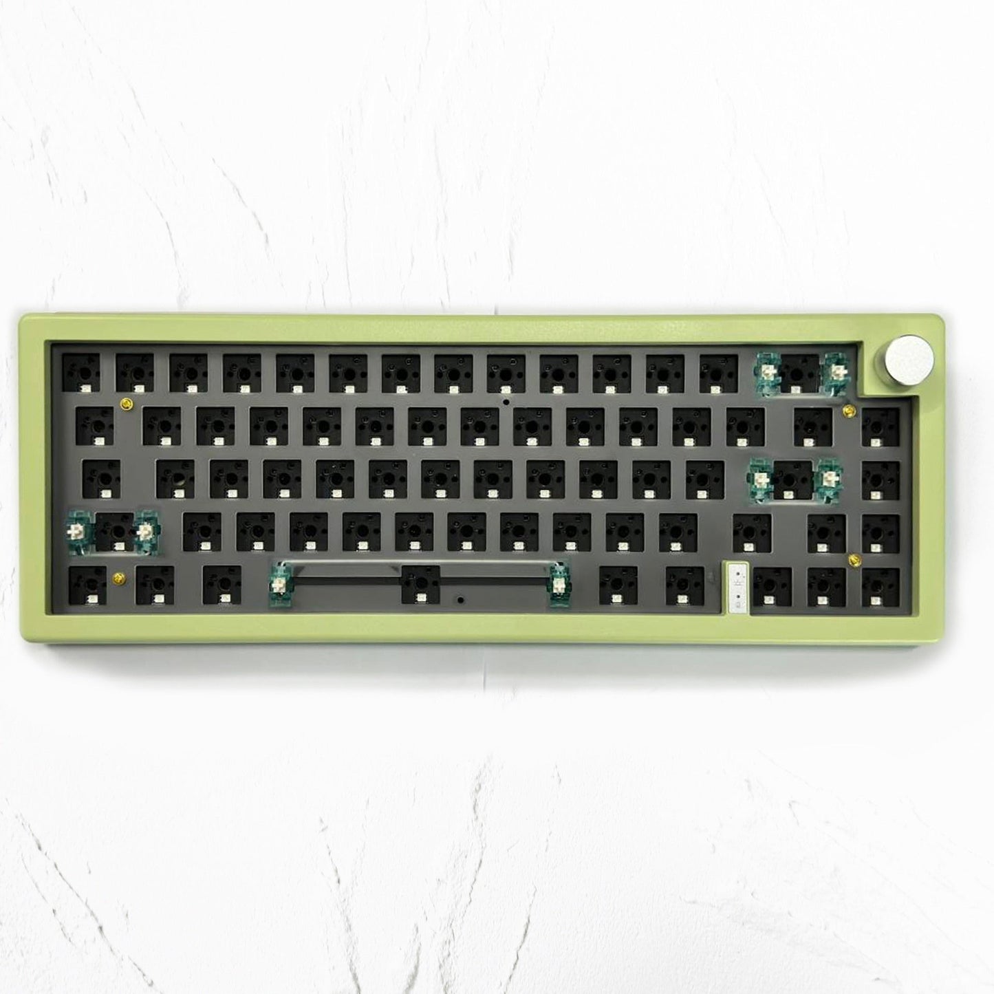 Three-model Customized DIY With Knob Support Hot Plug RGB Backlit Mechanical Keyboard Kit