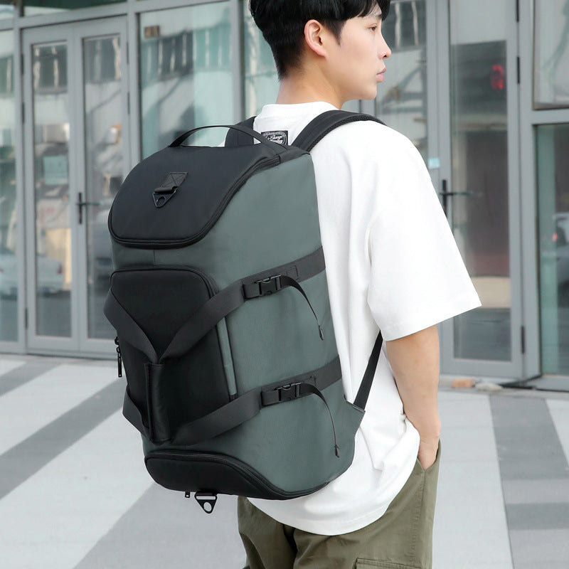 Travel For Outdoor Activities Large-capacity Leather-coated Luggage Bag