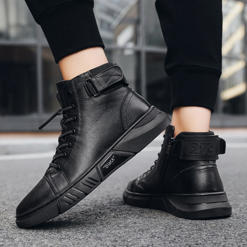 Men's Black Martin Boots
