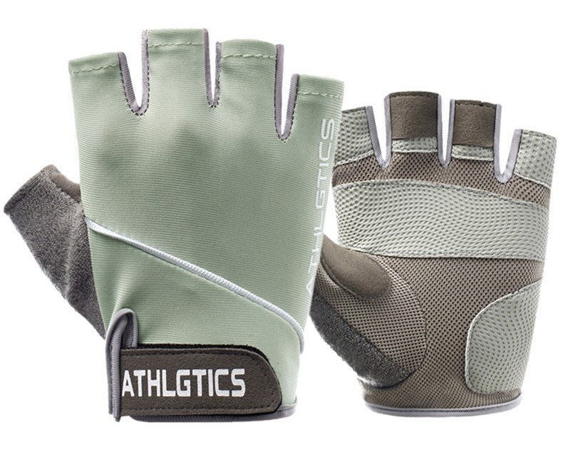 Fitness Gloves Womens Outdoor Cycling Sports Half-Finger Gloves