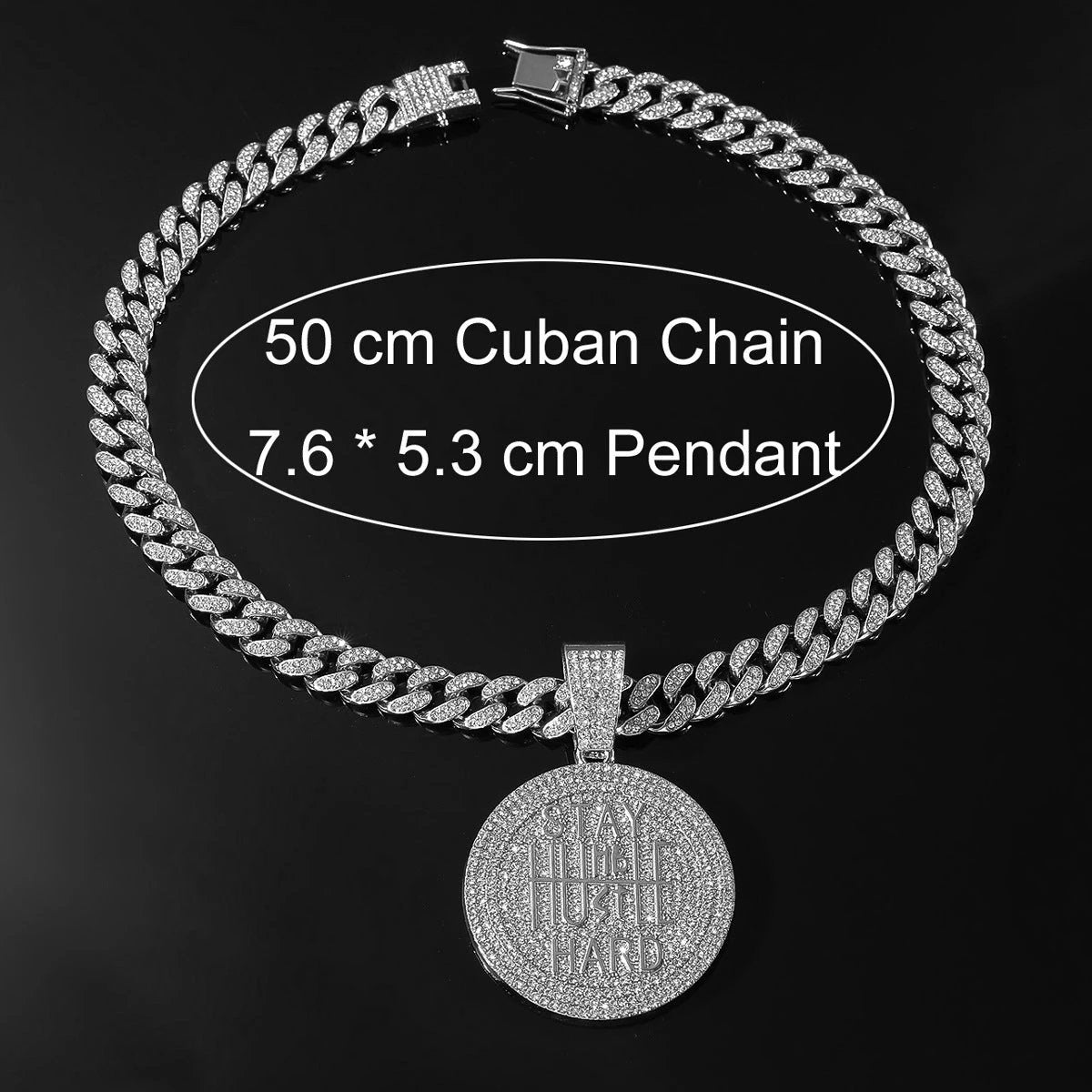 "Stay Humble Hustle Hard" Men's Necklace