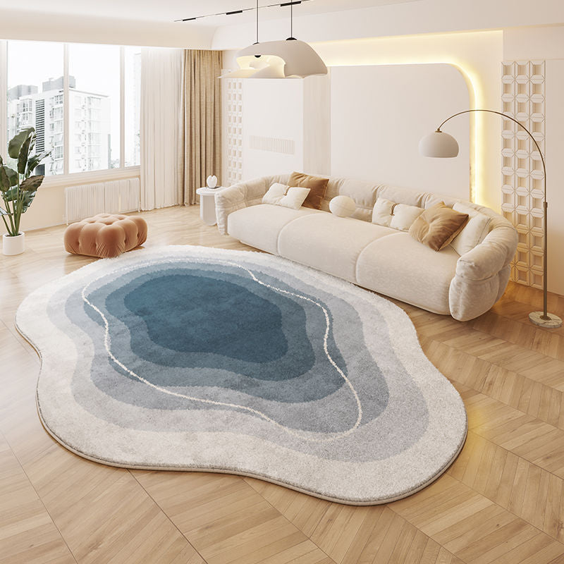 Cream Colored Stain-resistant And Easy To Maintain Cashmere Look Rug