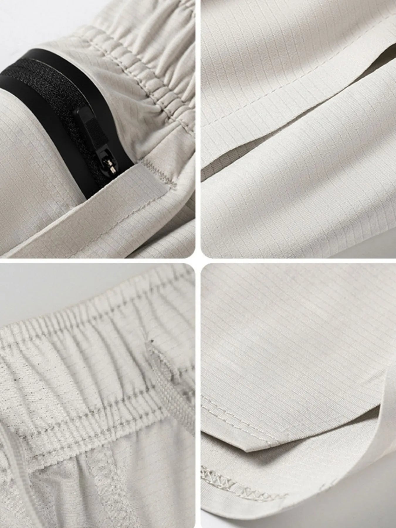 Pantalones cortos deportivos elásticos de tallas grandes para hombre