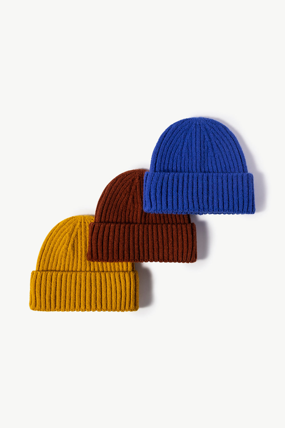 Gorro de punto de canalé