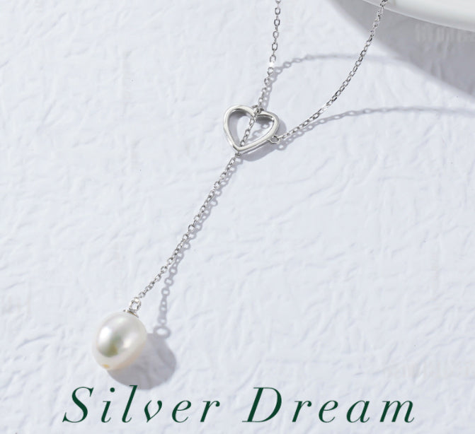 S925 Natural Freshwater Pearl Necklace