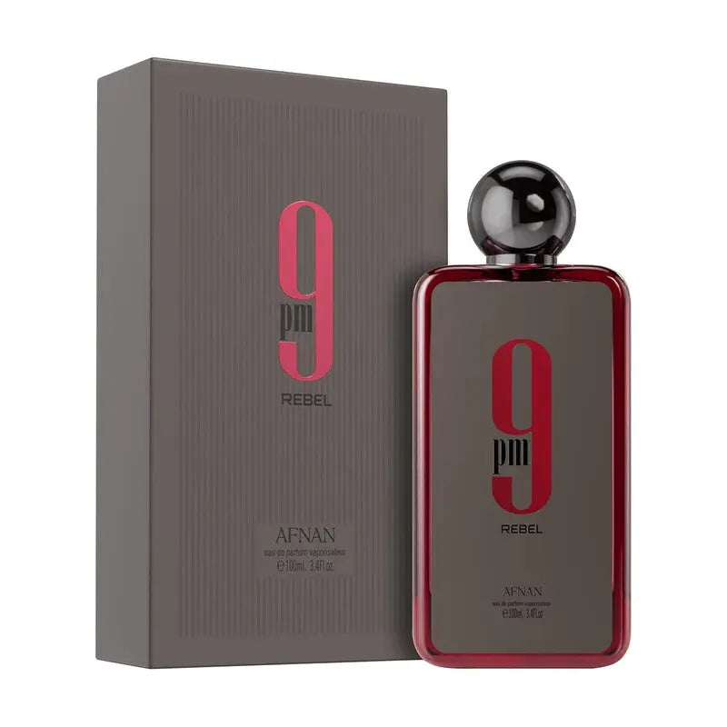 9pm Rebel (RED) By Afnan Unisex 3.4 oz EDP Spray