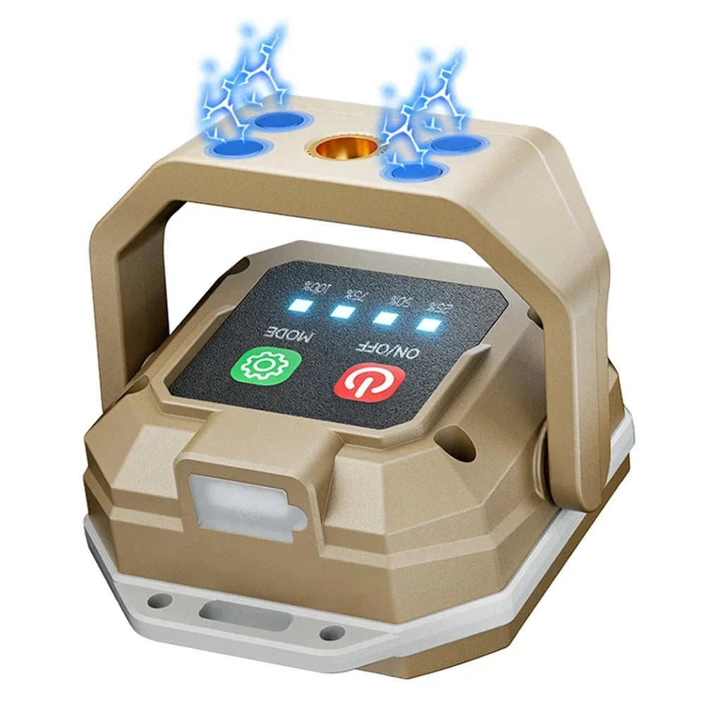 Rechargeable LED Work Light: Waterproof Inspection Lamp with Magnetic Base, for Car Repair, Emergency & Workshop Use