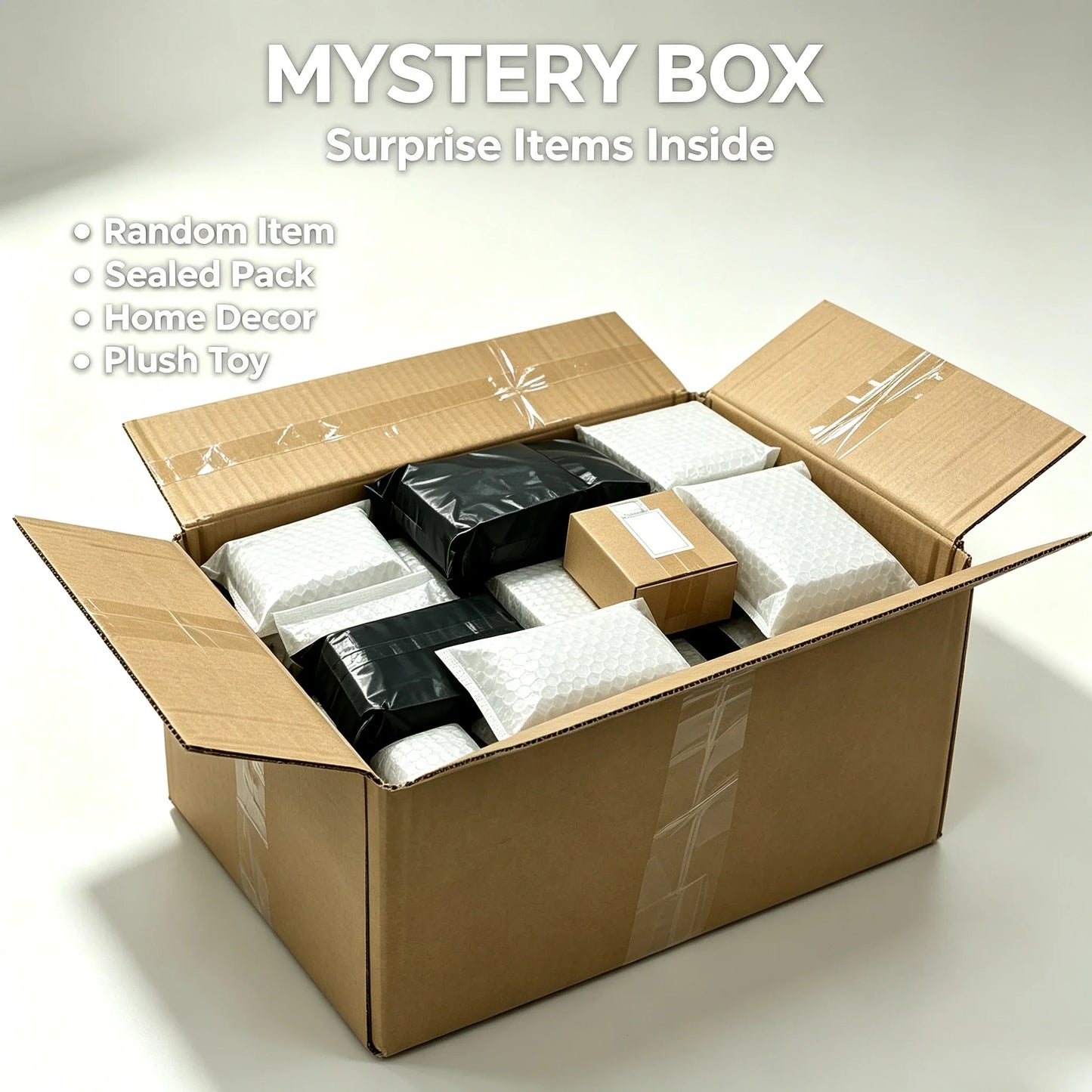 Random Mystery Gift Box – Surprise Accessories Lucky Pack, Best Value Blind Box, Fun Unboxing Unique Treasures