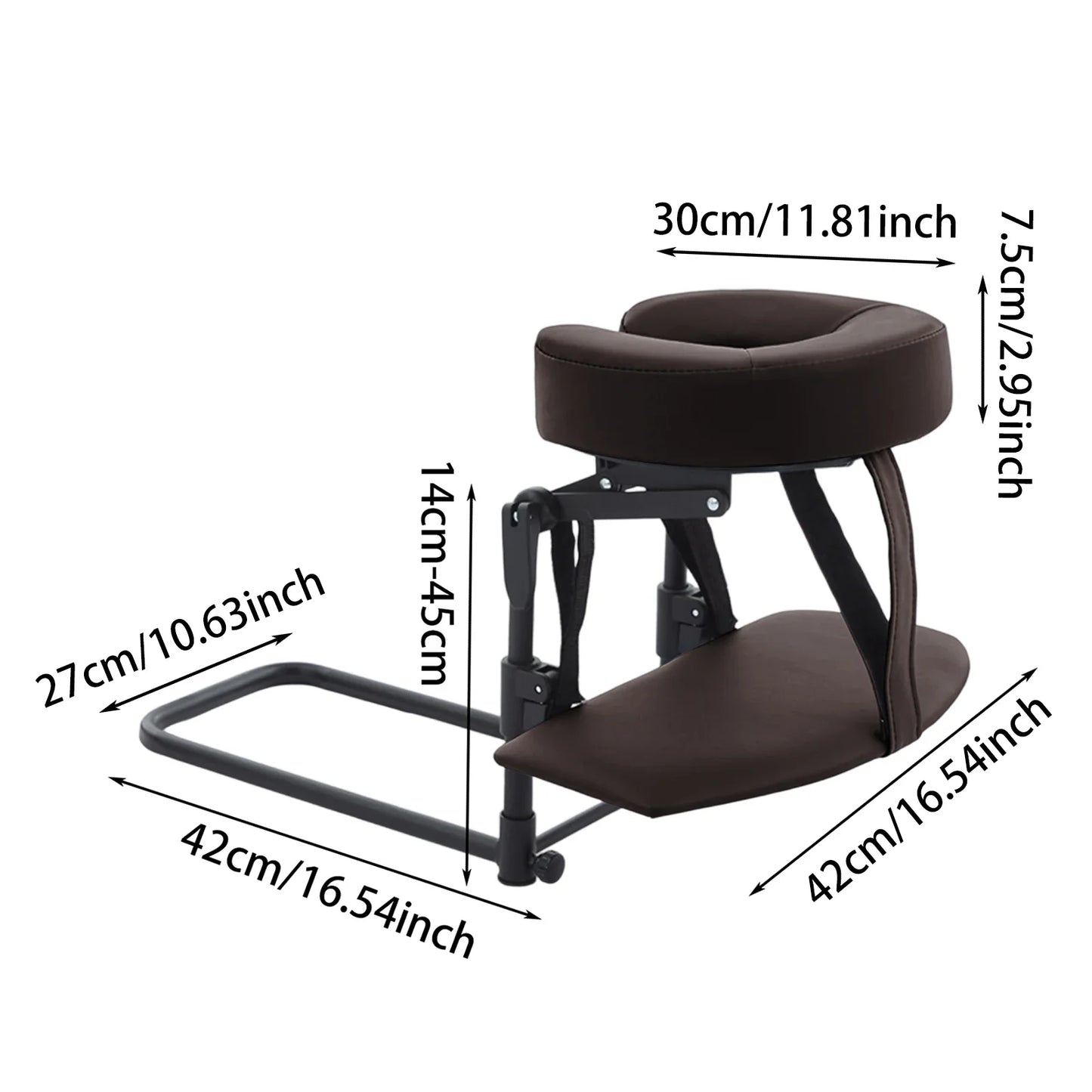 Adjust Massager Head Rest Portable Cervical Neck Massager Sturdy Ergonomic Massage Device  for Mattress Salon SPA Home Gifts