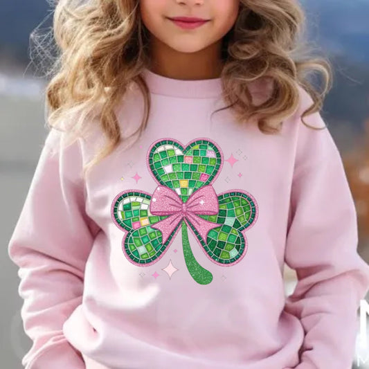 Sudadera juvenil Shamrocks and Bows