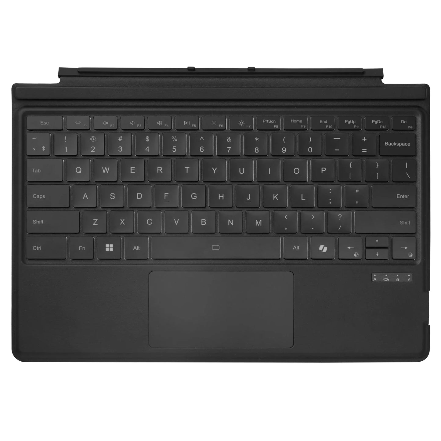 Bluetooth Keyboard with Touchpad for Surface Pro 3/4/5/6/7, Ultra-Slim Magnetic Stand Cover with Quiet Scissor Switch Keys and Rechargeable Battery
