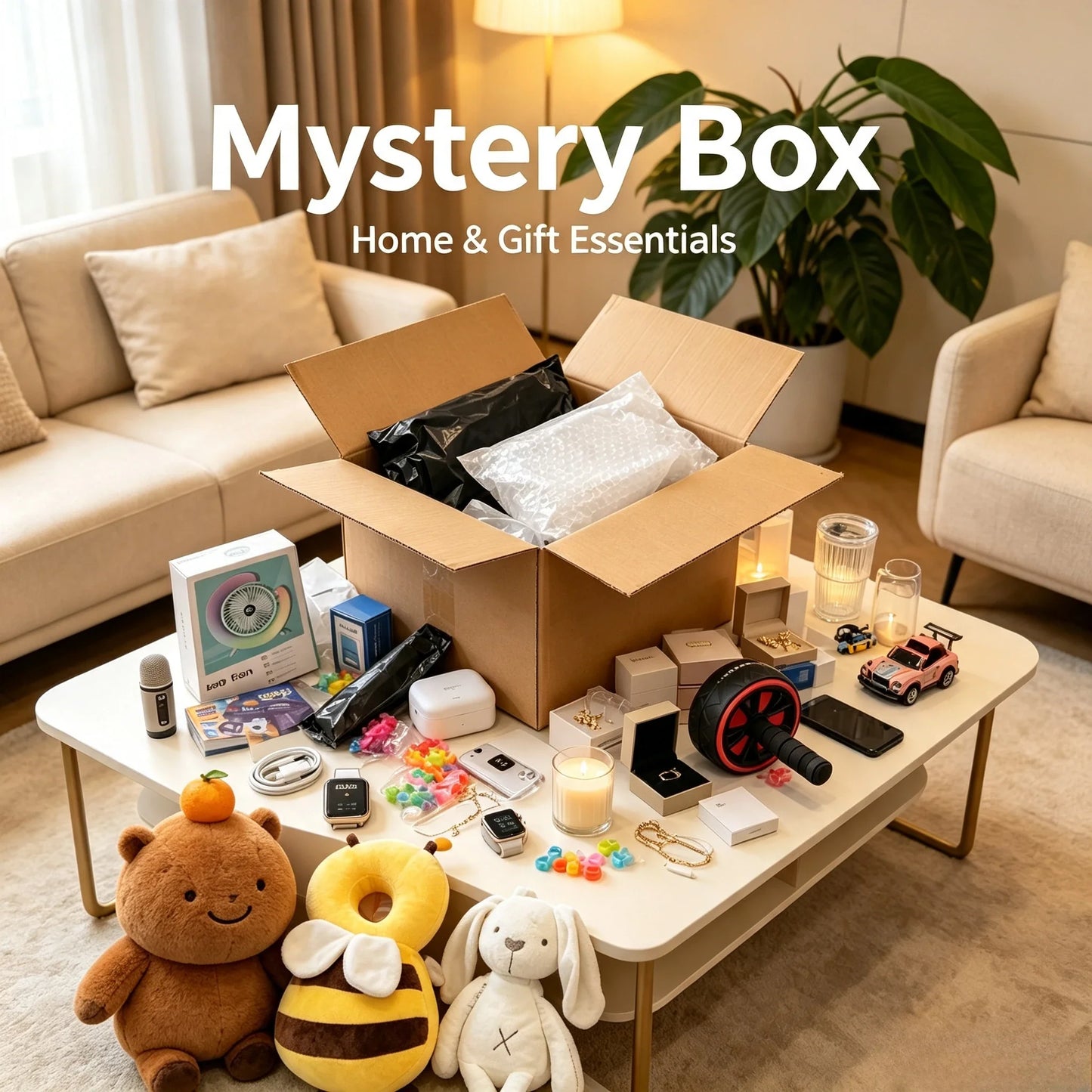 Random Mystery Gift Box – Surprise Accessories Lucky Pack, Best Value Blind Box, Fun Unboxing Unique Treasures