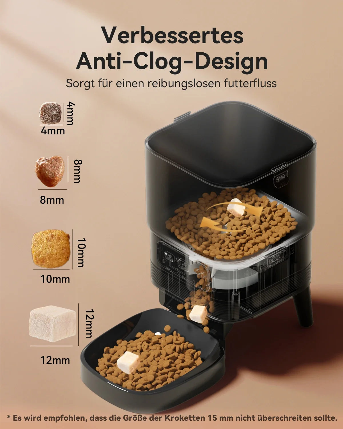 Automatic Cat Feeder Smart Pet Feeder Dog Slow Food Machine With Timed Quantitative APETDOLA FDG30 Automatic Cat Food Dispenser