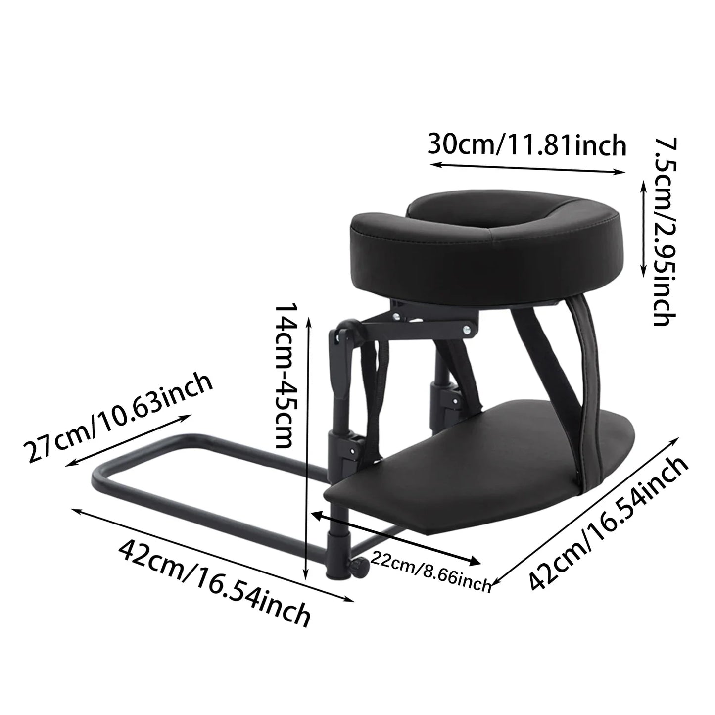 Adjust Massager Head Rest Portable Cervical Neck Massager Sturdy Ergonomic Massage Device  for Mattress Salon SPA Home Gifts
