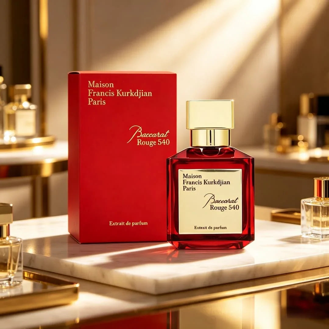 Maison Francis Kurkdjian Paris Red Crystal 540 Concentrated Essence Amber Jasmine Wooden Tone Unisex Premium Durable Perfume